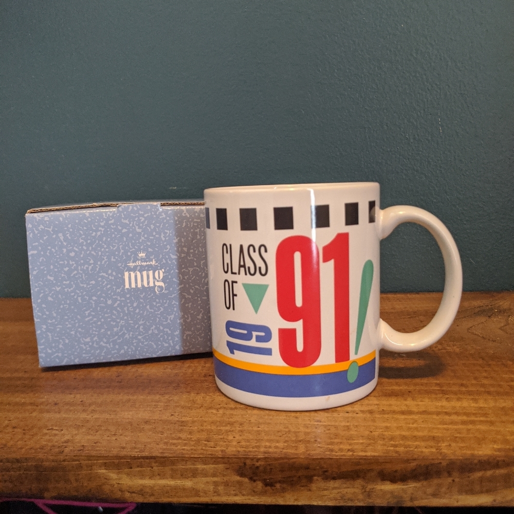 Vintage hallmark mug class of '91
